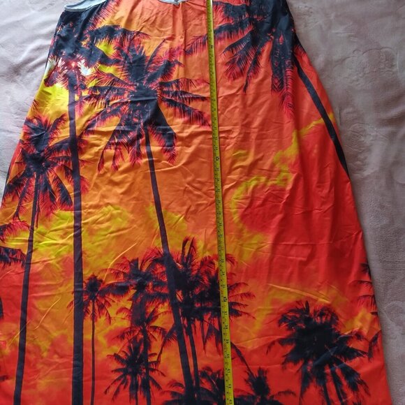 Vestidos elegantes para mujer, Vestido largo de playa. Talla 4XL - Picture 6 of 6